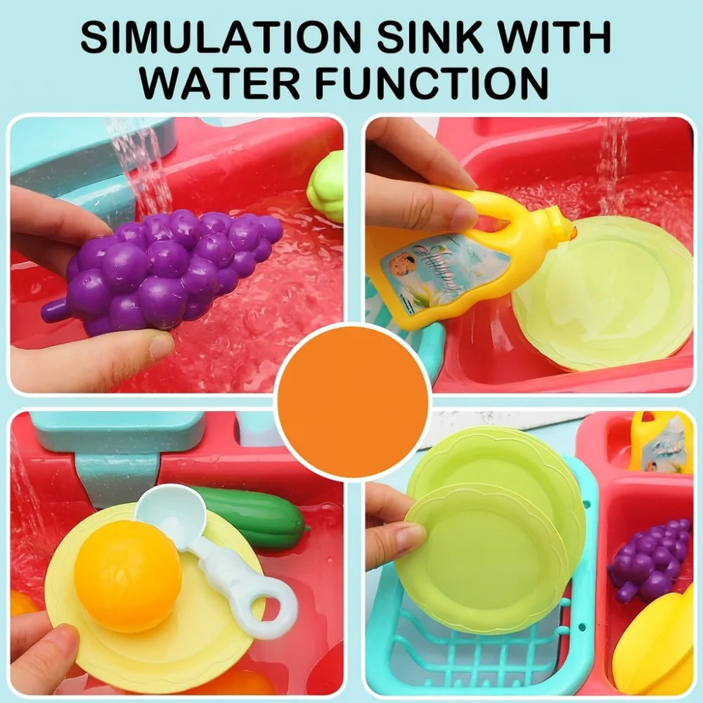 Real-Flow Toy Kitchen Sink