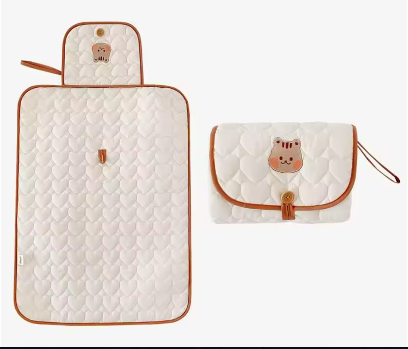Portable Baby Changing Mat with Storage