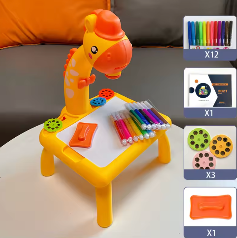 Kids LED Projector Drawing Table