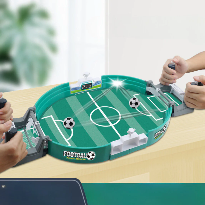 GoalMaster – Mini Table Football Game Set for Kids & Families