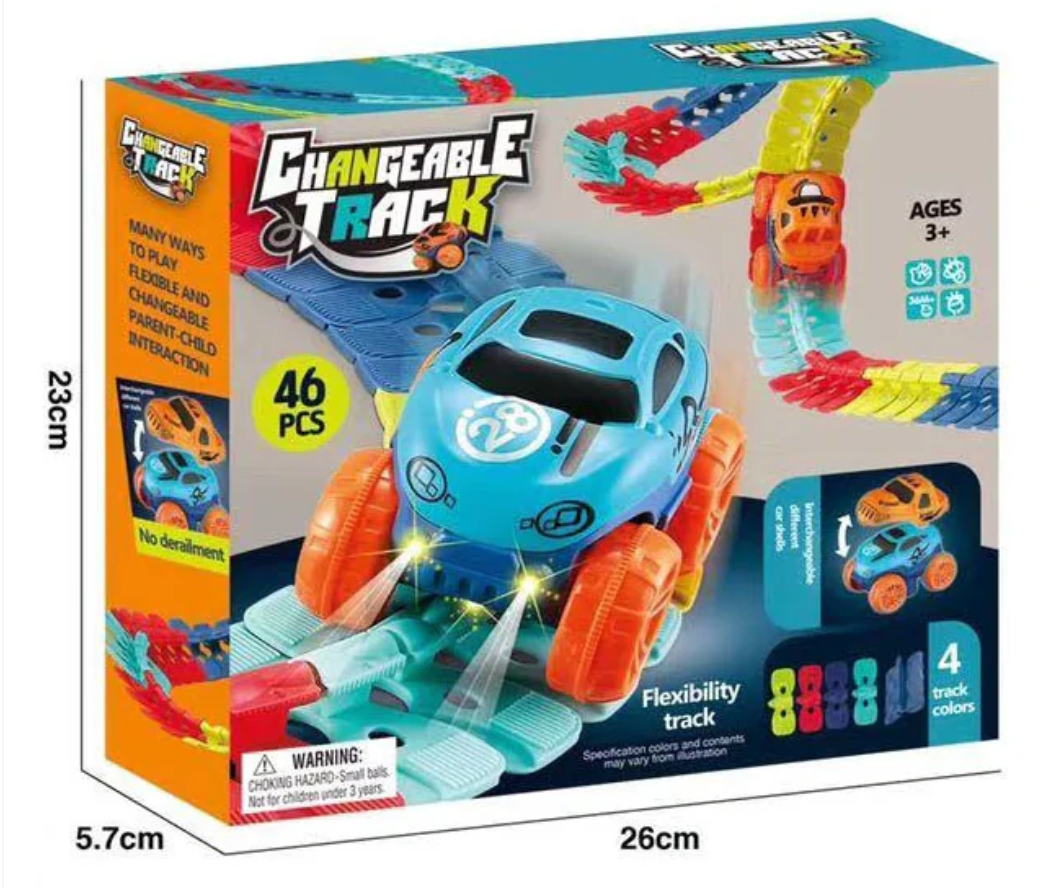 TrackMax Extension Set – Extra Rails for CrazyRide Thrill System