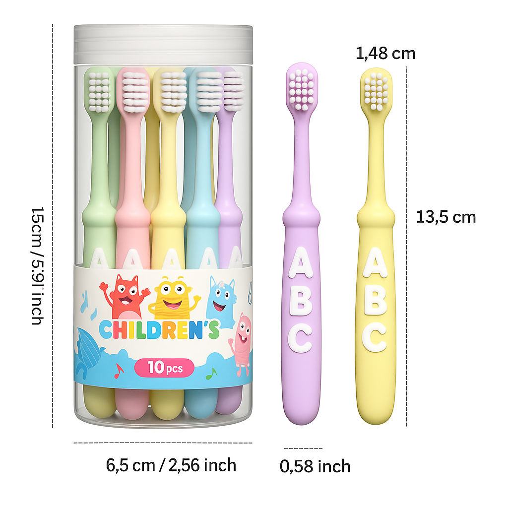 Kids Toothbrush Set (10 pcs)