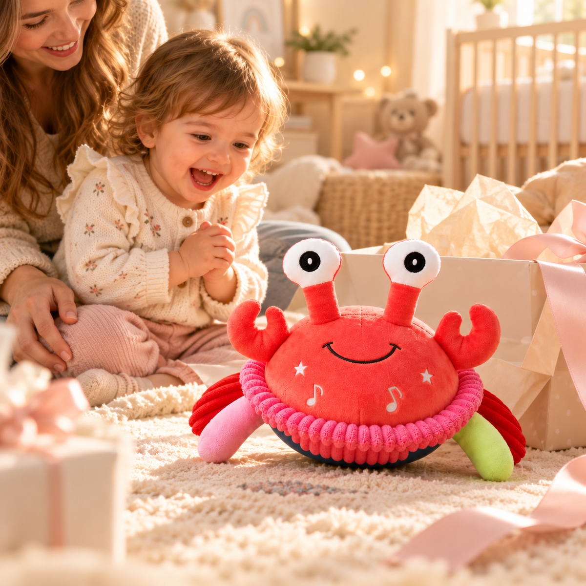 Interactive Dancing Crab Toy