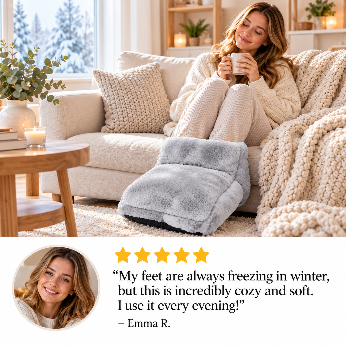 CozyStep Heated Foot Warmer
