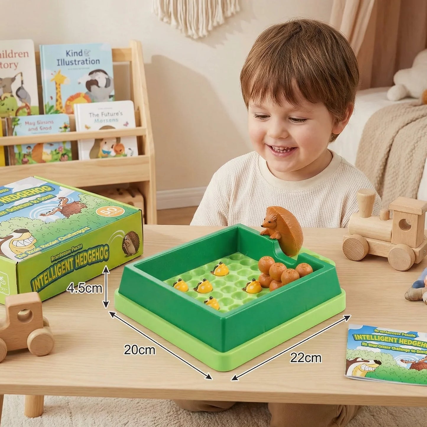 Hedgehog Rolling-Puzzle