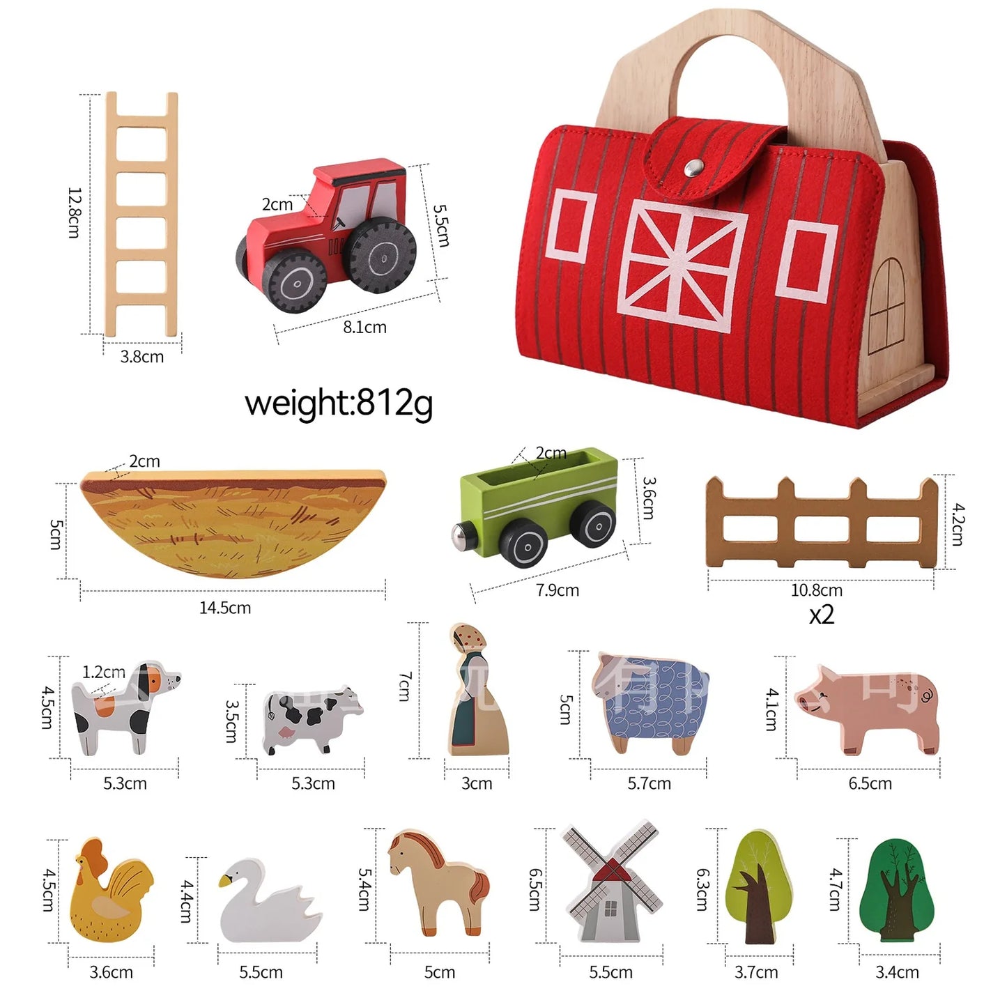 Montessori Farm Set