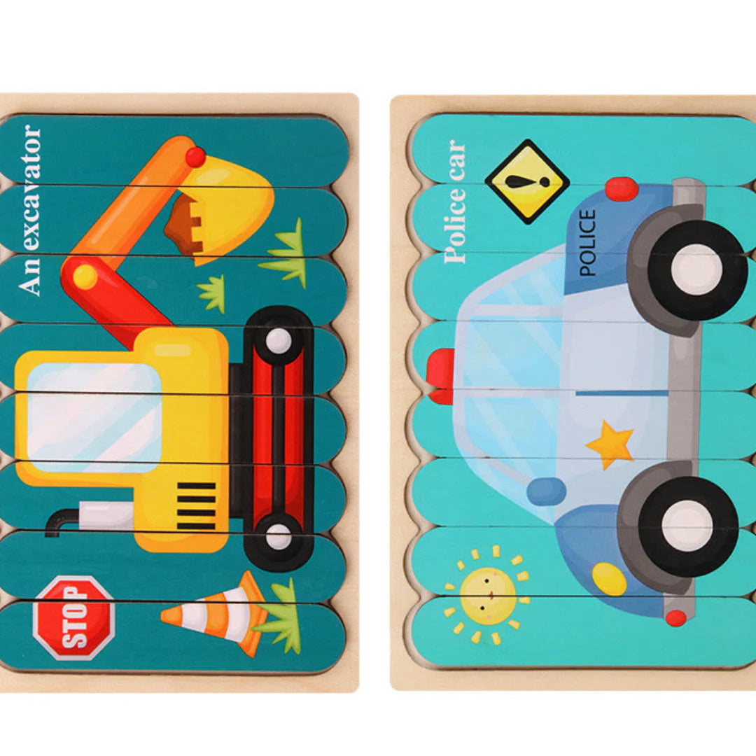PuzzlePlay Montessori Wooden Puzzle