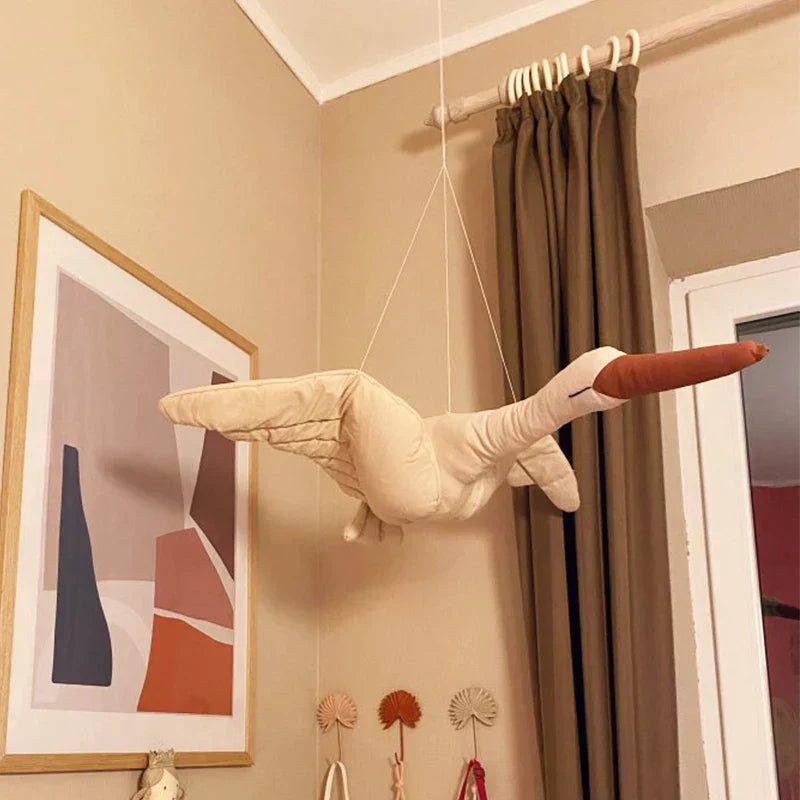 Charming Swan Nursery Decor