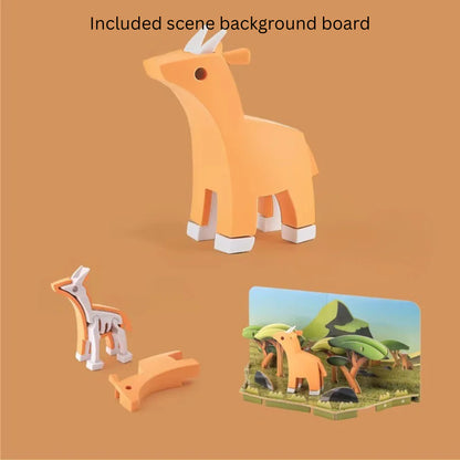 Magnetic Animal Builder Set
