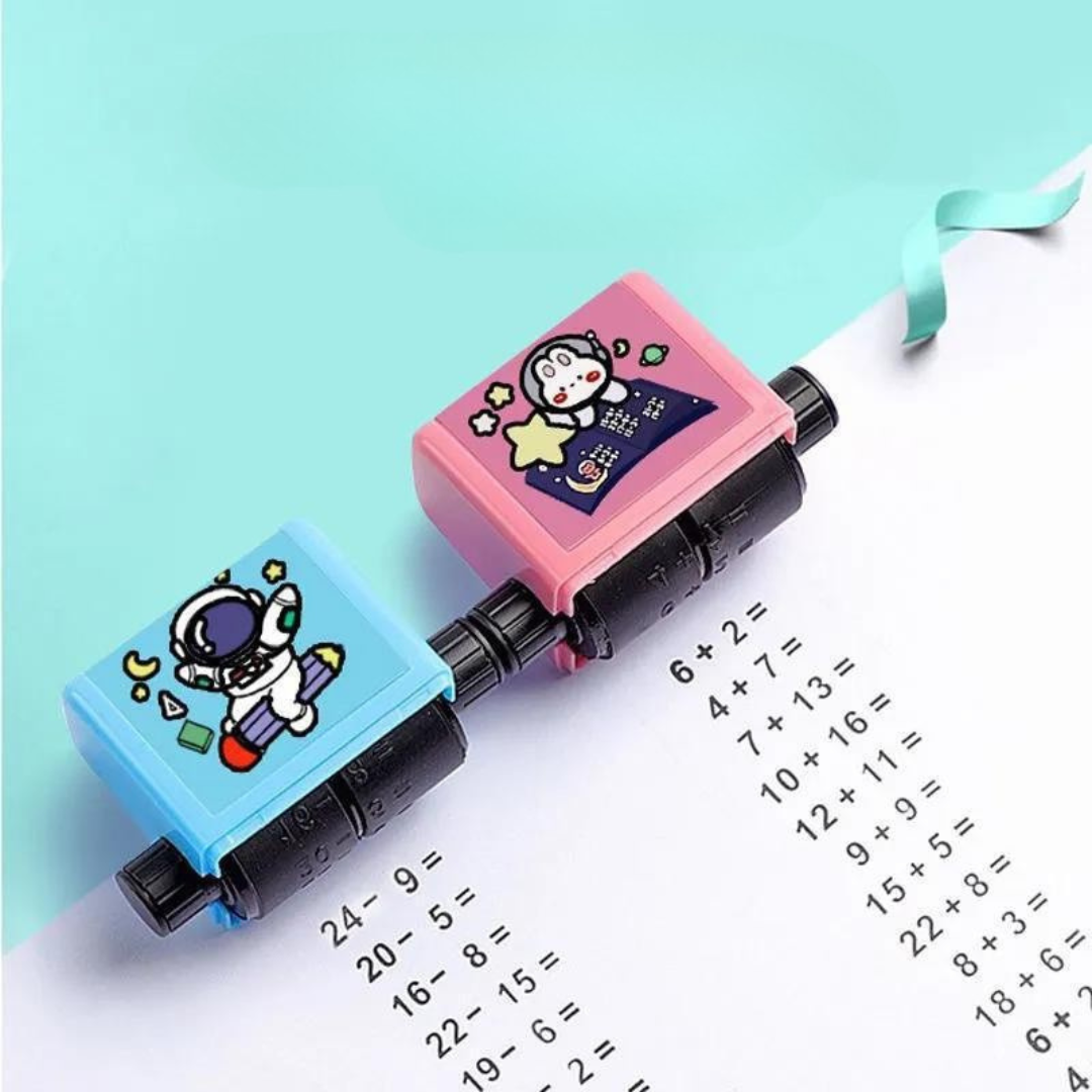 MathMaster Stamp & Roll Learning Toy