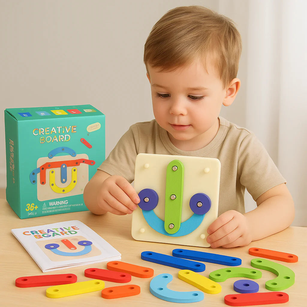 Learn & Play Letters, Numbers & Shapes Board