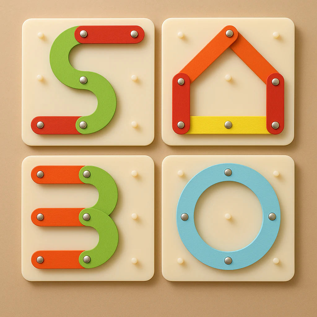 Learn & Play Letters, Numbers & Shapes Board