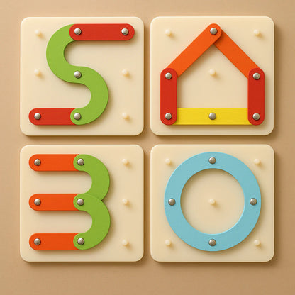 Learn & Play Letters, Numbers & Shapes Board