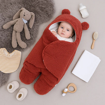 Baby Bear Blanket & Sleeping Bag Set