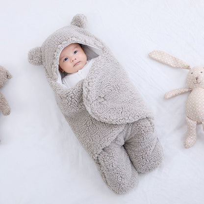 Baby Bear Blanket & Sleeping Bag Set