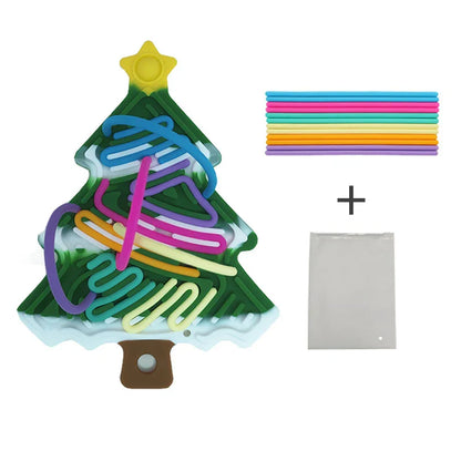 FestiveFuzz Christmas Tree Stress Reliever Toy