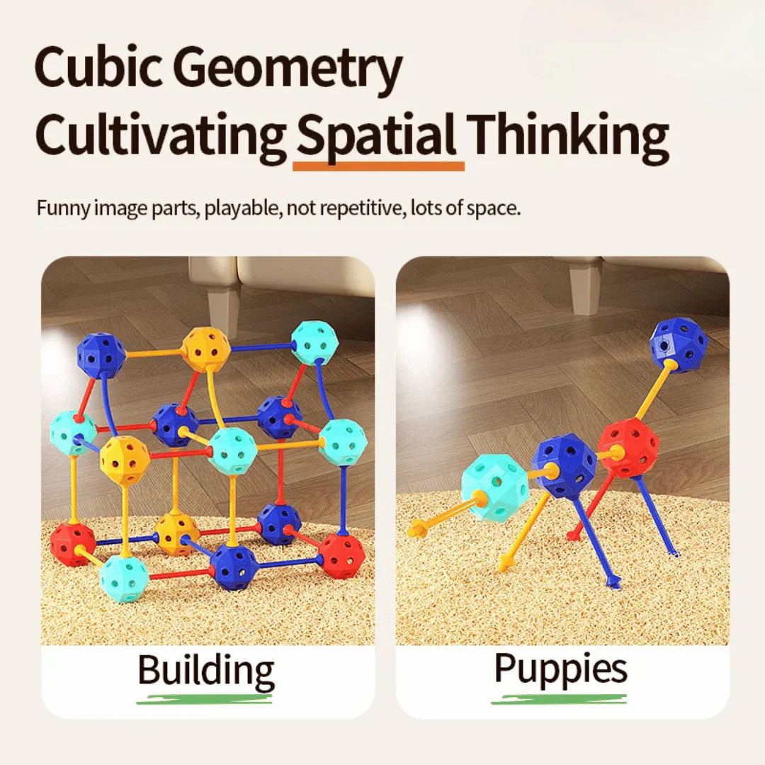 Shapelink ShapeLink Geometric Building Beads – Creative Construction Play ...