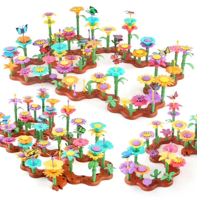 BloomCraft Flower Building Blocks Set