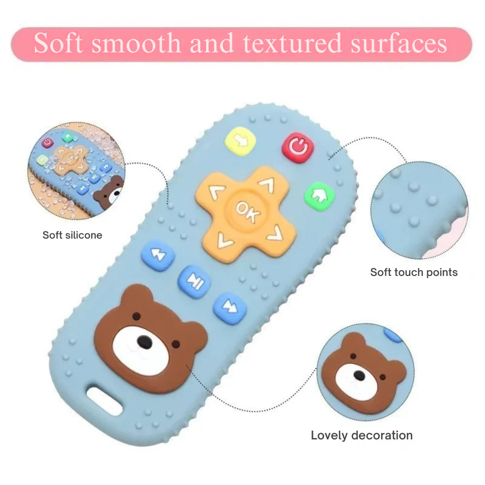 BearRemote Silicone Sensory Teether