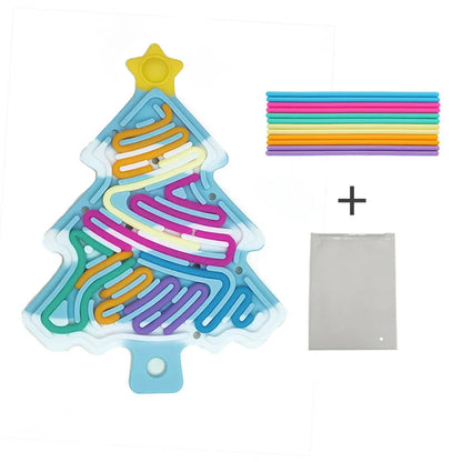 FestiveFuzz Christmas Tree Stress Reliever Toy