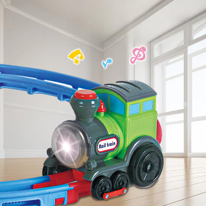 Thrill-Track Rollercoaster Train Set