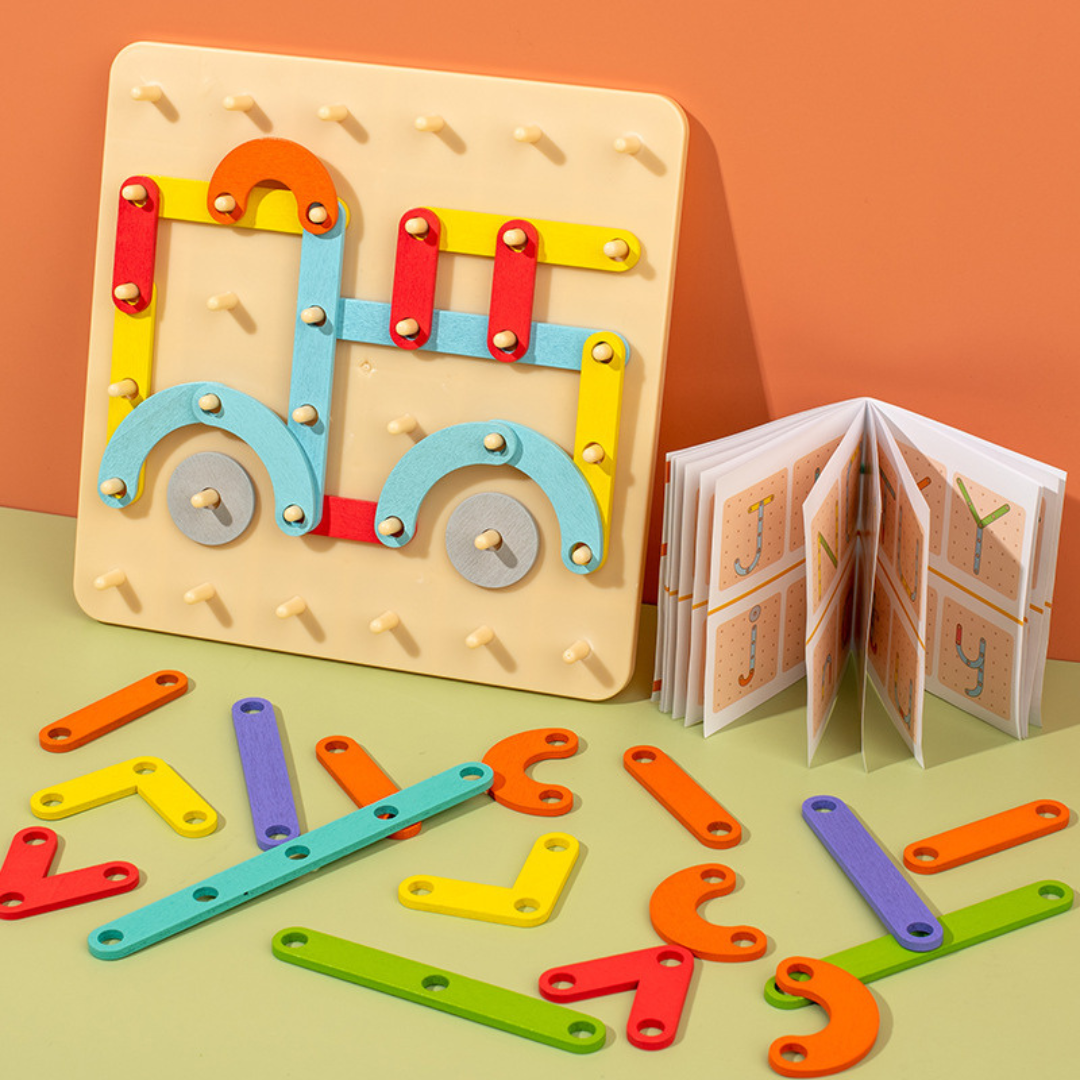 Montessori Nail Puzzle Builder