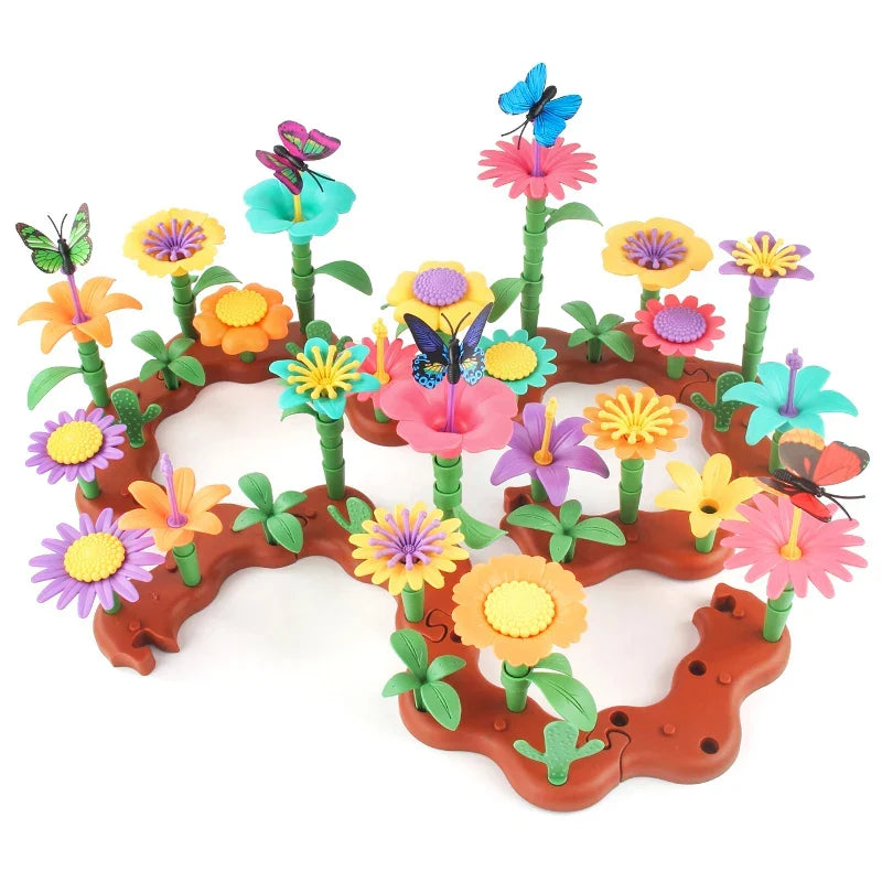 BloomCraft Flower Building Blocks Set