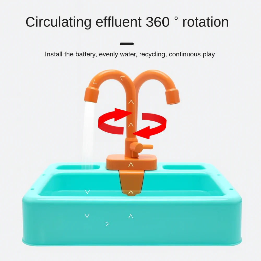 Real-Flow Toy Kitchen Sink