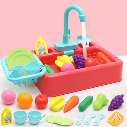 Real-Flow Toy Kitchen Sink