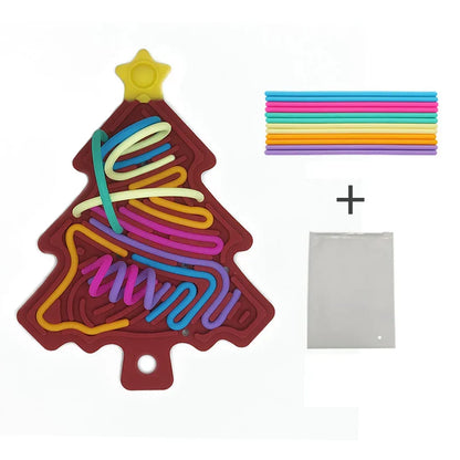 FestiveFuzz Christmas Tree Stress Reliever Toy