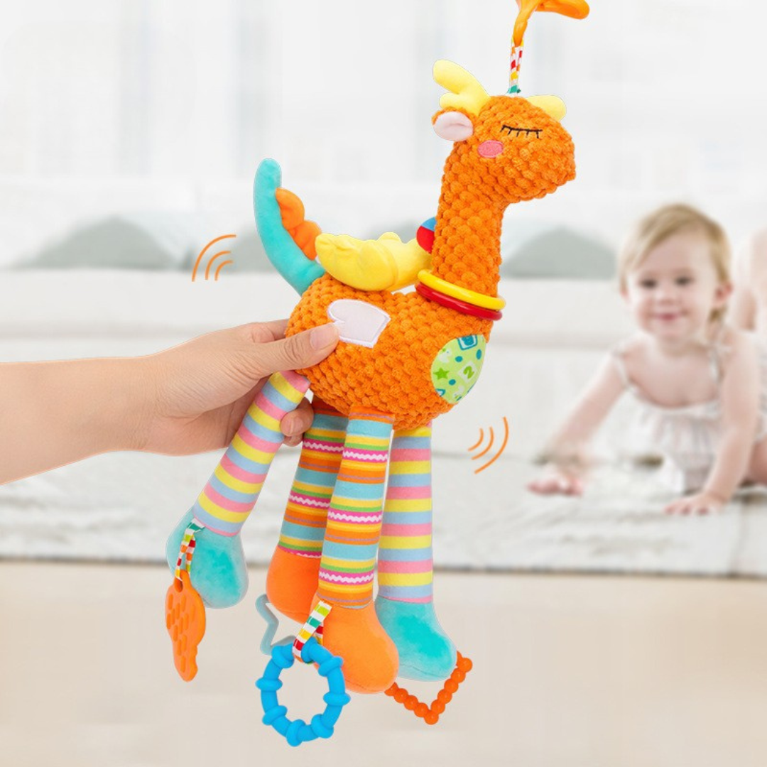 CuddleJoy Sensory Plush Toy for Babies