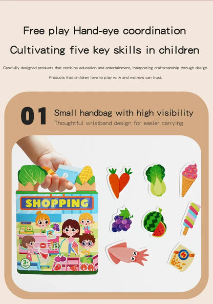 MagicSticker Montessori Activity Book