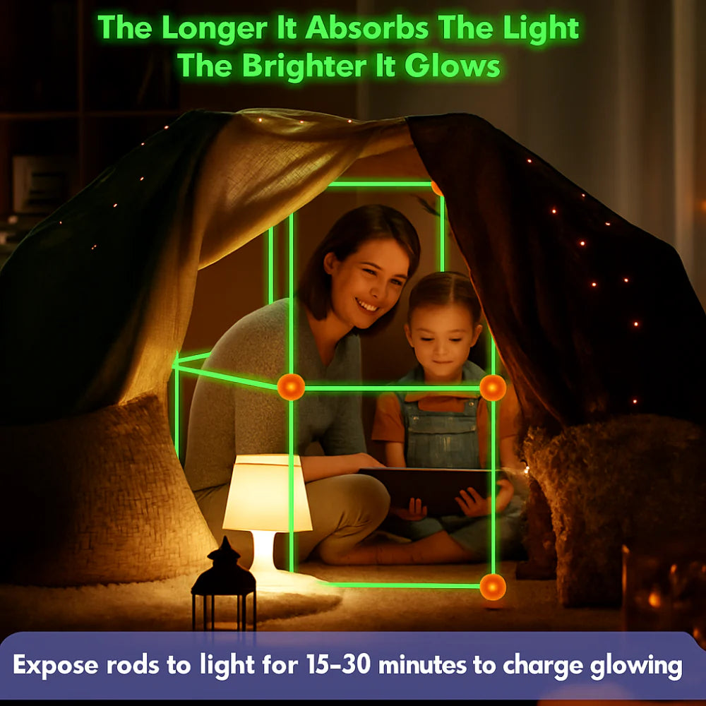 Glow-in-the-Dark Fort-Building Kit
