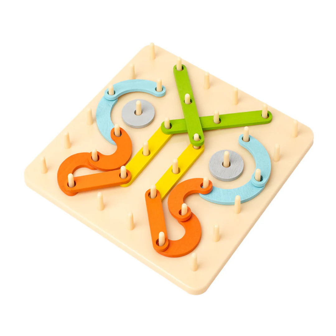 Montessori Nail Puzzle Builder