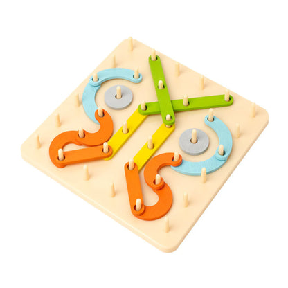 Montessori Nail Puzzle Builder