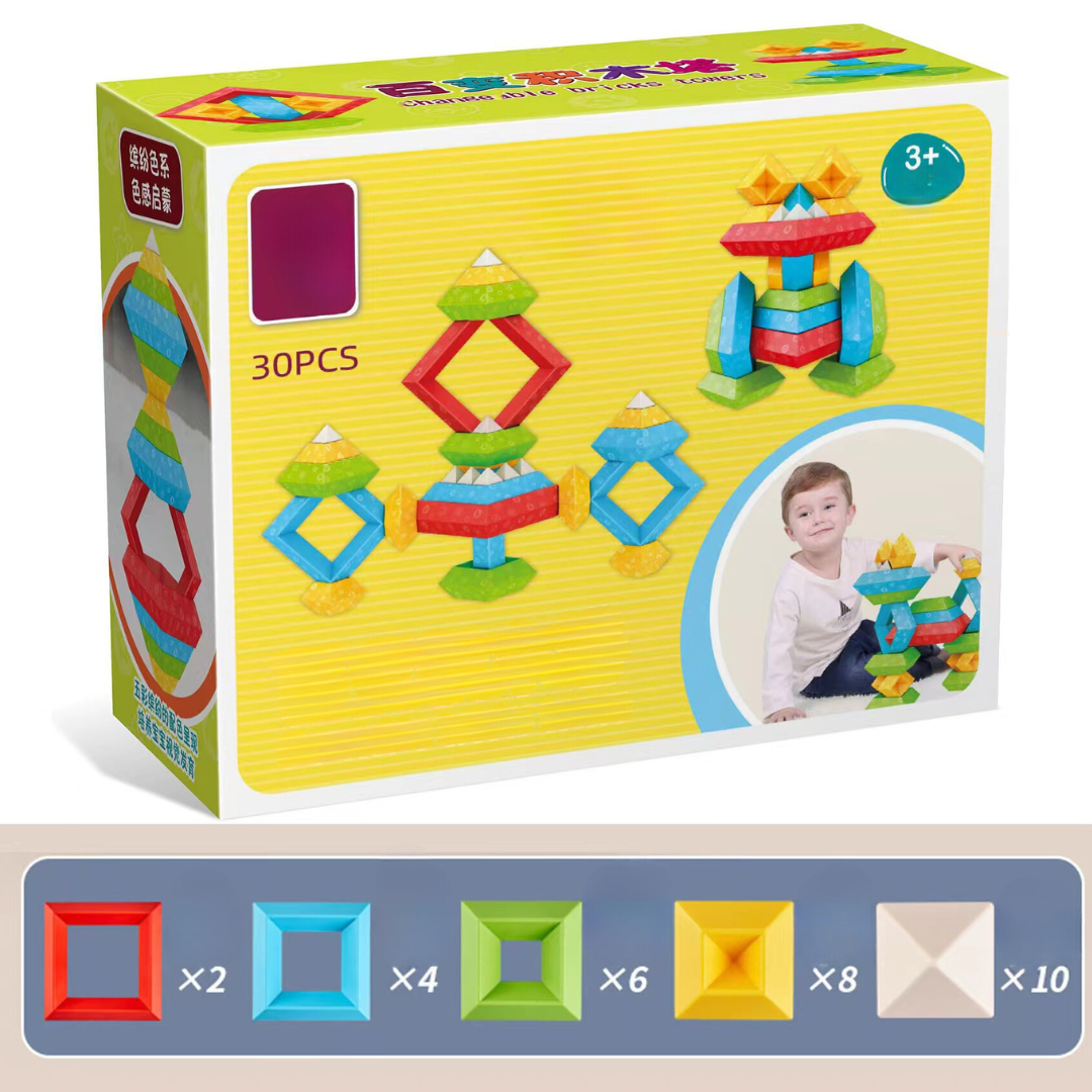 StackSmart Montessori Stacking Stones