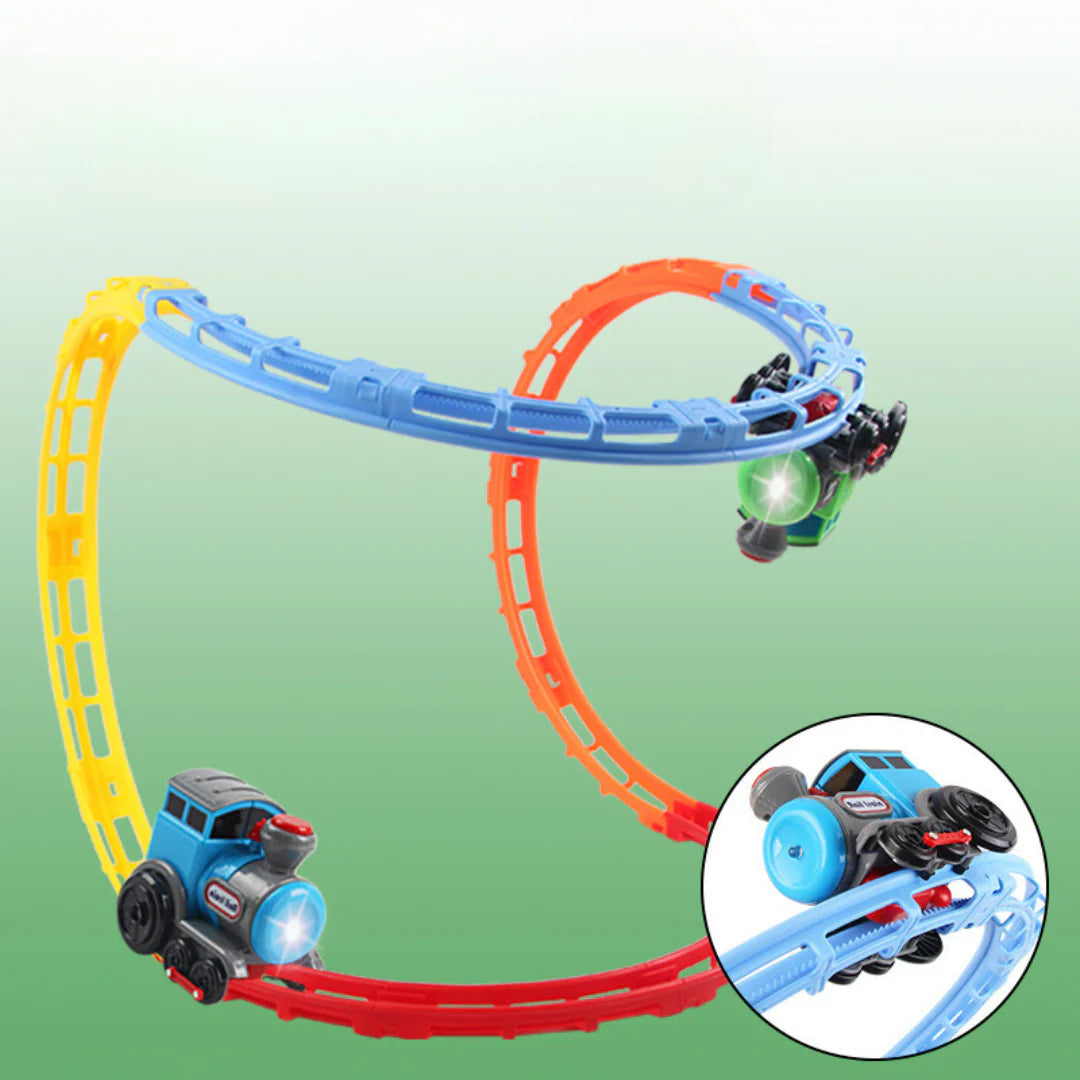 Thrill-Track Rollercoaster Train Set