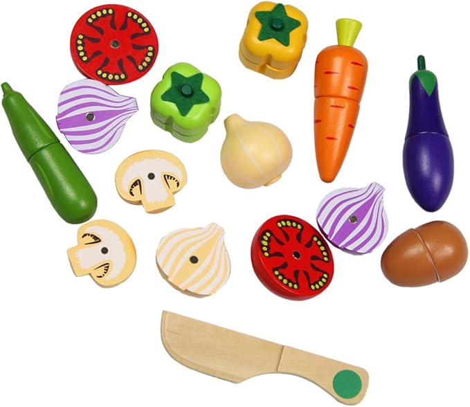 LittleChef Montessori Wooden Play Kitchen Set