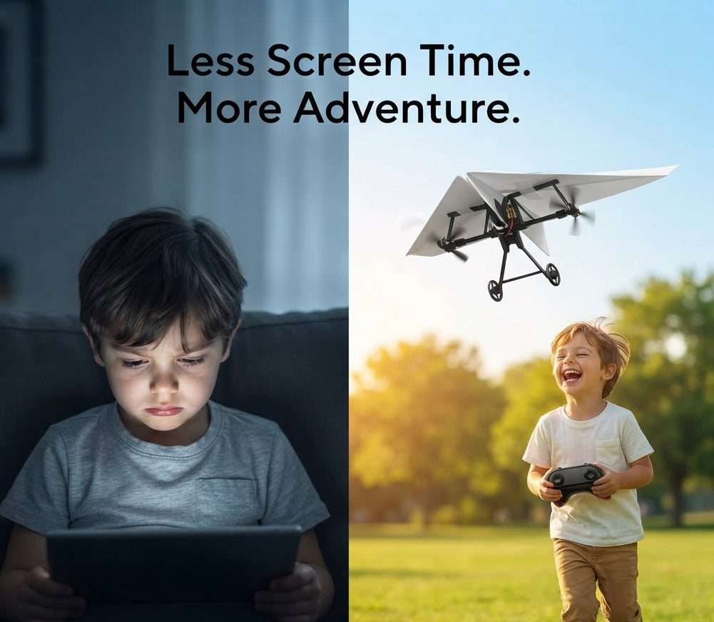 SkyGlider RC Paper Airplane