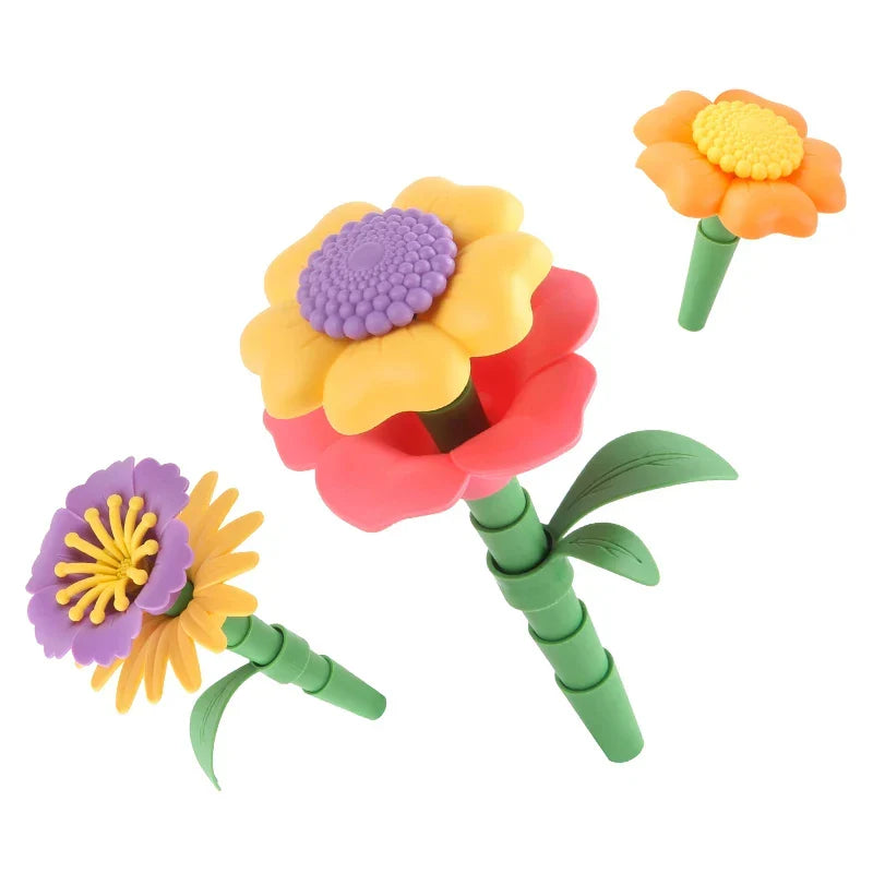 BloomCraft Flower Building Blocks Set