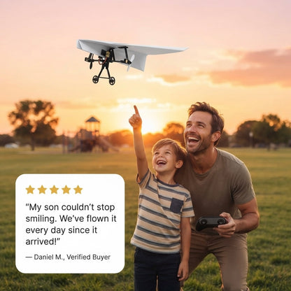 SkyGlider RC Paper Airplane