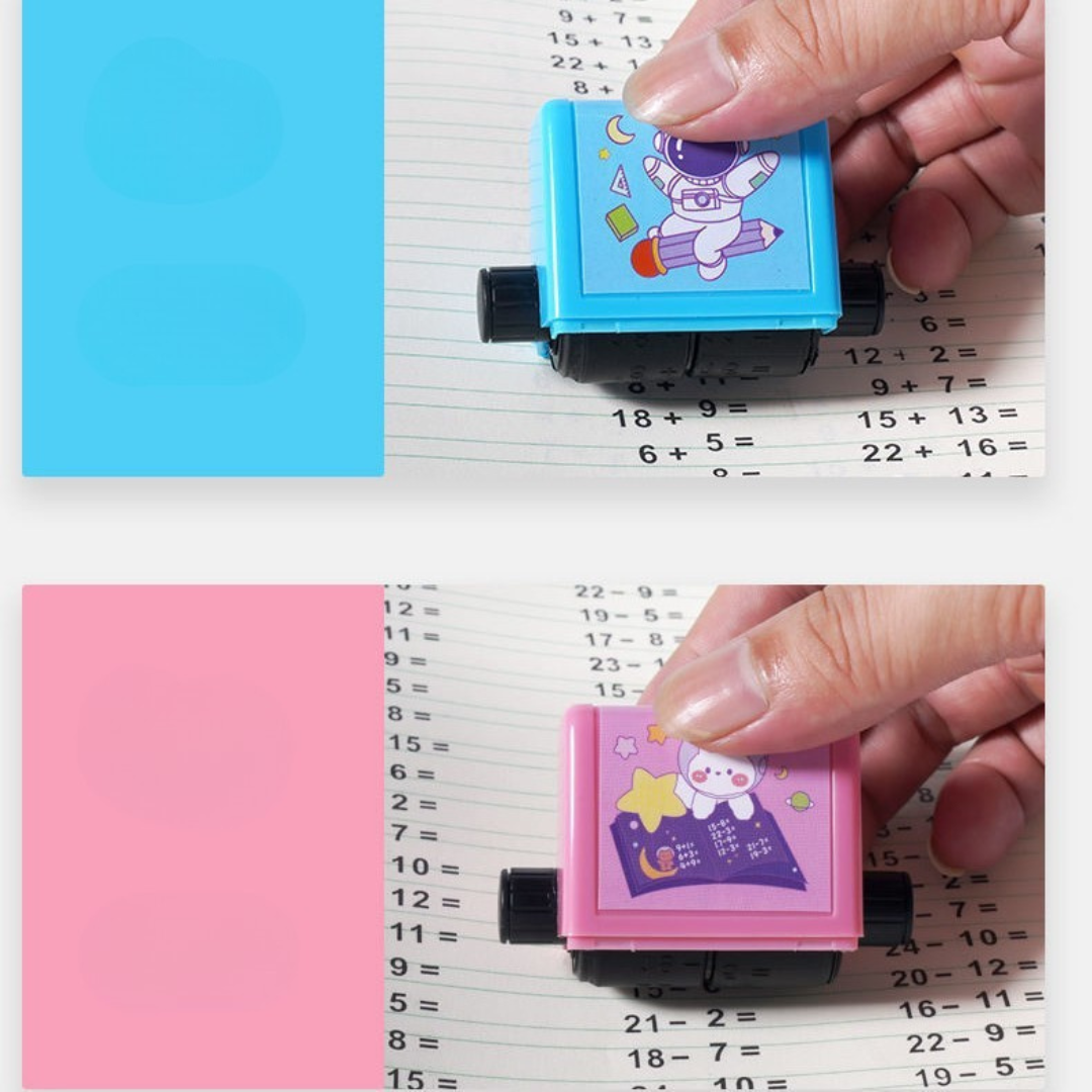 MathMaster Stamp & Roll Learning Toy