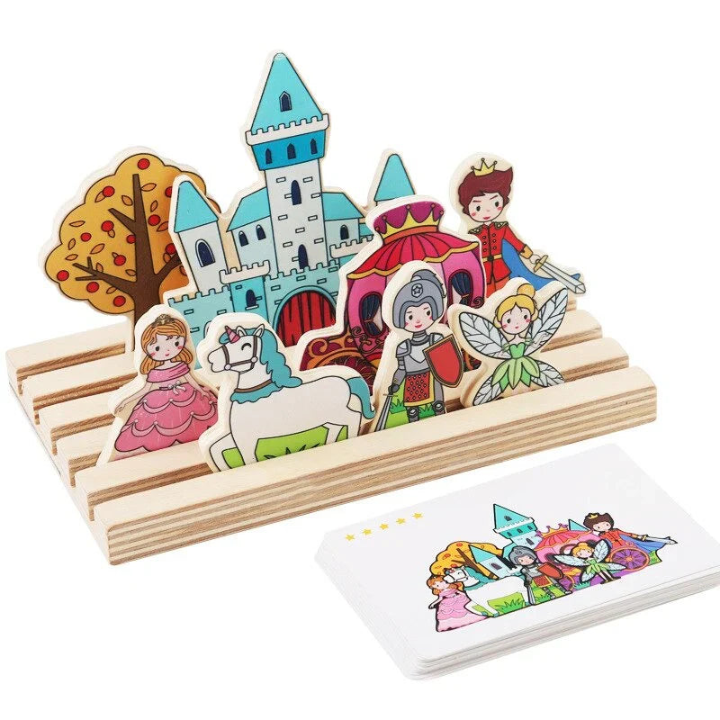 RoyalQuest Wooden Princess Castle Puzzle