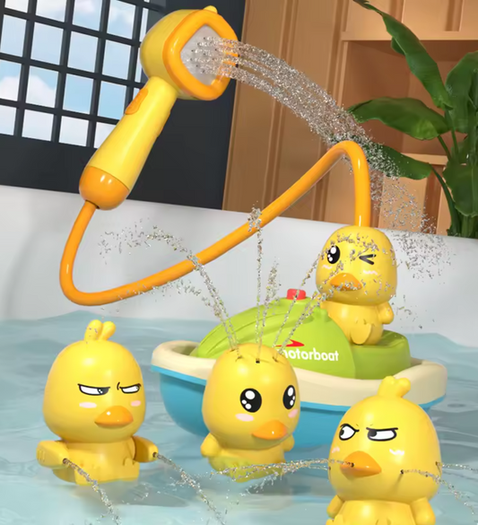 Baby Bath Toy with Duck Shower