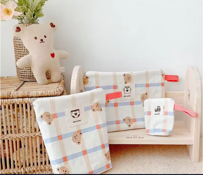 7-Piece Waterproof Baby Nappy Storage Bags