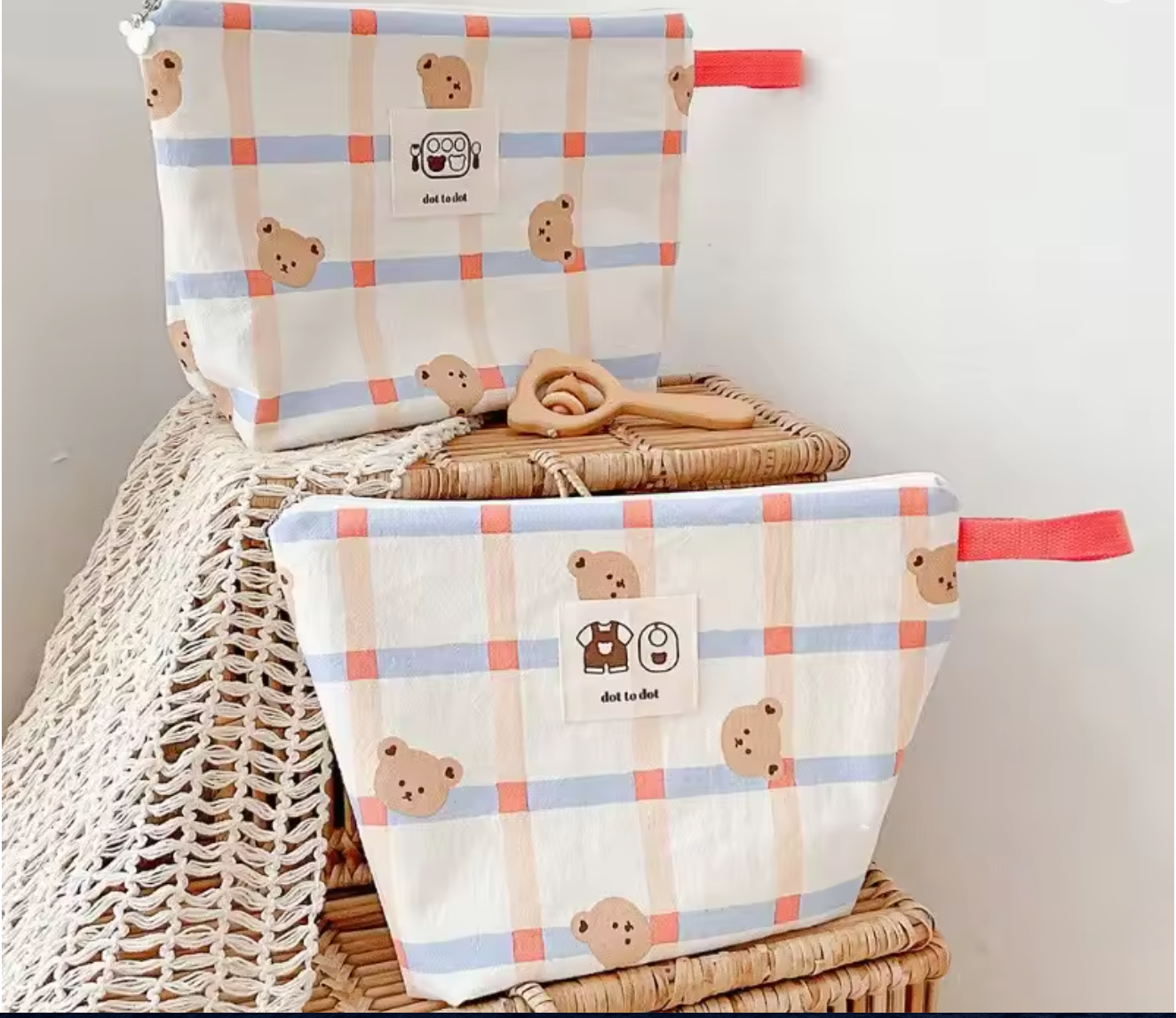 7-Piece Waterproof Baby Nappy Storage Bags