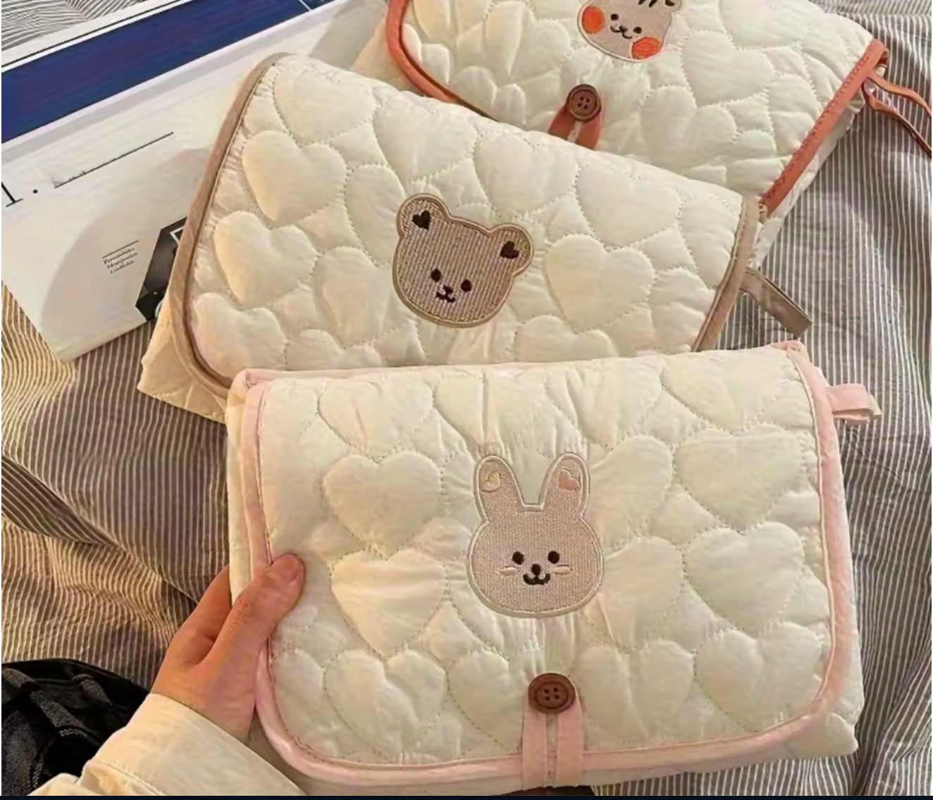 Portable Baby Changing Mat with Storage