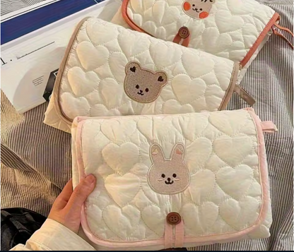 Portable Baby Changing Mat with Storage