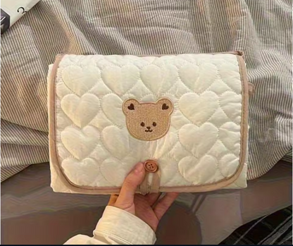 Portable Baby Changing Mat with Storage