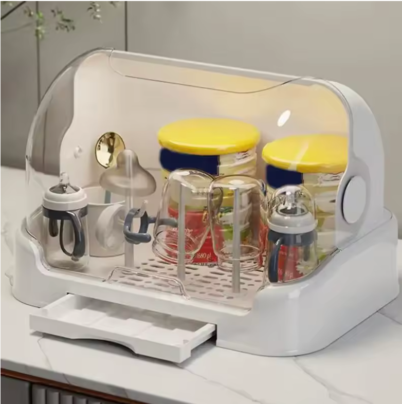 Portable Baby Bottle Drying Rack & Organiser